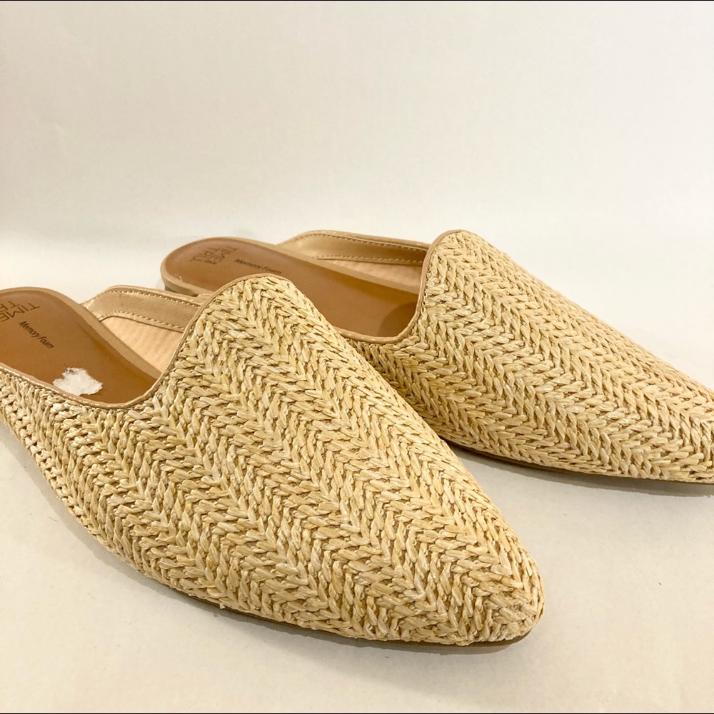 Women's Wide Width Woven Mules